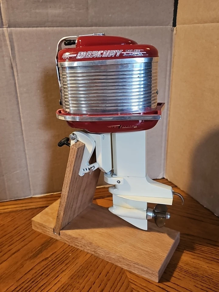 1:4 Scale Mercury Mark 58 Outboard Motor Brushless RC 1 of 4 Scratch Built - Image 1 of 4