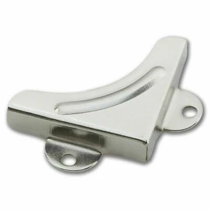 4 x PICTURE Or MIRROR CORNER CLAMPS Silver Nickel Mounting Brackets 32x32mm x7mm - Picture 1 of 3