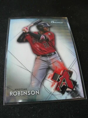 KRISTIAN ROBINSON 2021 Bowman Sterling Prospects #BSP-1 Arizona Diamondbacks - Image 1 of 2