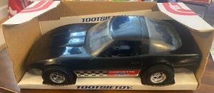 Strombecker TootsieToy Black Corvette With Original Box! Made in USA 1985. Large - Picture 1 of 5