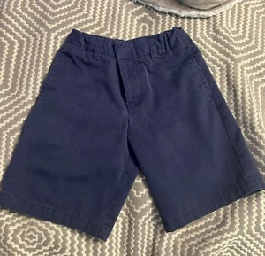 Boys Uniform French Toast Navy Shorts Sz.6 - Picture 1 of 3