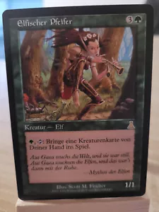 1x Elvish Piper- German - FBB - EDH - Vintage - Modern #2211 - Picture 1 of 2