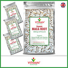 Maca Root Organic Vegan Safe 90 Capsules 100% Pure Peruvian Ginseng No Fillers