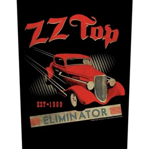 ZZ TOP BACK PATCH : ELIMINATOR : car est 1969 Official Licenced Merchandise gift - Bild 1 von 1