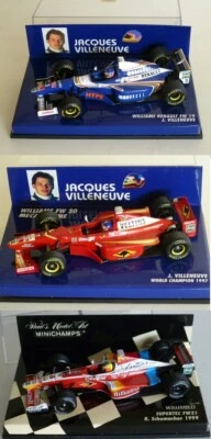 MINICHAMPS WILLIAMS FW 19, 20, 21, VILLENEUVE, R. SCHUMACHER - 1/43 - Immagine 1 di 4