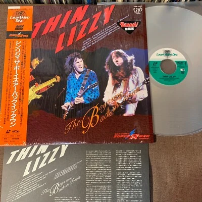 THIN LIZZY The Boys Are Back In Town JAPAN Laser Disc LD VPLR-70115 w/ OBI Moore - Image 1 of 4