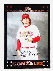 Edgar Gonzalez #UH296 Topps 2007 Baseball Card (Arizona Diamondbacks) LN - Picture 1 of 2