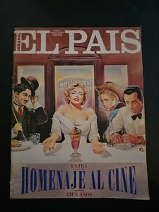 Marilyn Monroe Charlie Chaplin James Dean 1990s Cover Magazine Rare - Picture 1 of 3