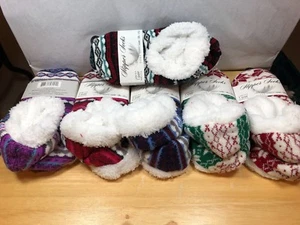 Women's winter Fleece Lining Fuzzy Super Soft Slipper Socks With Aloe Vera - Picture 1 of 15