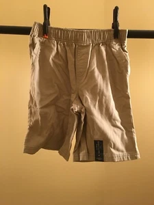Faded glory boy's woven pull on shorts size 6 Khaki - Picture 1 of 4