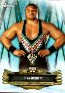 2019 Topps WWE SummerSlam Intercontinental 40th Anniversary #IC-21 D'Lo Brown - Picture 1 of 2