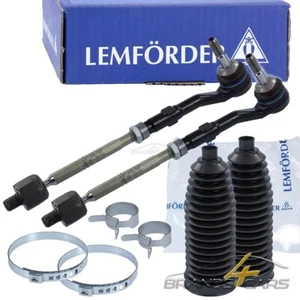 LEMFÖRDER 2x LENKMANSCHETTE + 2x SPURSTANGE KOMPLETT FÜR BMW 5-ER E60 E61 - Bild 1 von 6