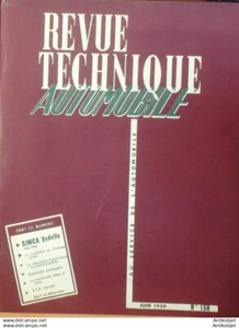 Revue Technique Automobile Simca Vedette régulateur Crouzet-Sebem 158#1959 - Picture 1 of 6