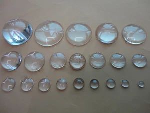 5 PIEZAS Lente condensador plano convexo de vidrio óptico longitud focal óptica LED - Imagen 1 de 2