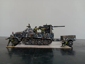 "Lake Balatan'45'11.Lufftwaffe Fld Div#225'☠️"/Sdkfz.9."88"HT,Trl,6×Figs.HU/Mar - Picture 1 of 16