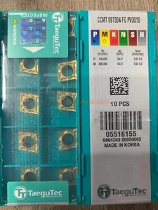 10PCS NEW Taegutec CCMT09T304FG PV3010 CNC blade - Picture 1 of 1
