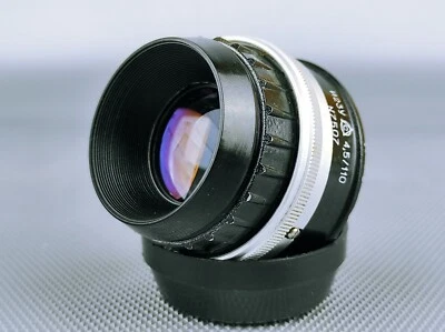 Silver INDUSTAR-23u, M39 mount 2.8/52mm Lens for Soviet magnifiers CLA 7507(86) - Image 1 of 4