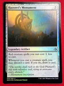 MTG Foil 1X Hazoret's Monument X1 Amonkhet Magic - SP/NM - Picture 1 of 2
