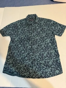American Rag Button Up Men's Size Large Floral Hawaiian Beach Shirt 100% Cotton - Picture 1 of 6