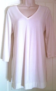 Chico's das ultimative T-Shirt, weiß, V-Ausschnitt, Pima-Baumwolle/Modal/Elasthan, 0, gebraucht, in einwandfreiem Zustand - Bild 1 von 5