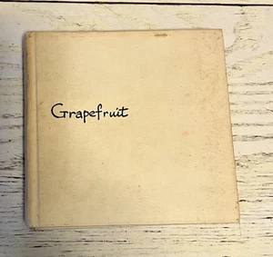 Grapefruit HC Book Yoko Ono 1970 1ST Print John Lennon - Foto 1 di 9