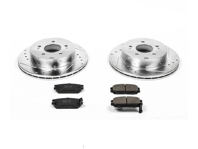 Rear Brake Pad and Rotor Kit For 06-12 Mitsubishi Eclipse Galant 3.8L V6 KB22T4 Foto 1 de 1