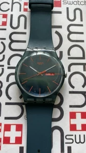 Swatch Petrol Rebel SUOG701 NewGent 41mm Silikon - Bild 1 von 6