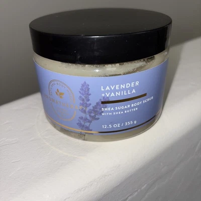 NEW Aromatherapy LAVENDER VANILLA Sugar Body Scrub 12.5 oz Bath & Body Works - Image 1 of 3