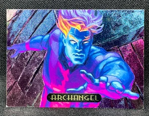1994 Fleer Marvel Masterpieces - ARCHANGEL #2 OF 9 - POWER BLAST FOIL INSERT - Picture 1 of 2