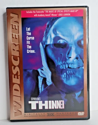Thinner (DVD, 2001, With Insert) Widescreen Foto 1 de 4