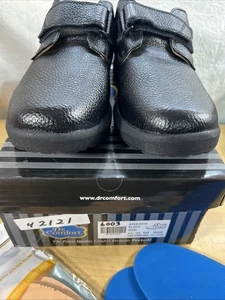 Dr. Comfort William 6310 Men's Diabetic Shoes Black Leather Size 14 XW (6003) - Picture 1 of 10