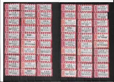 R-Zettel/BRD/7300 Esslingen am Neckar 6 - 7315 Weilheim an der Teck(120 versch.) - Bild 1 von 2