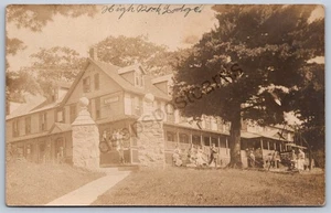 K32/ Sacandaga Park Lake New York RPPC Postcard c1910 High Rock Lodge 493 - Picture 1 of 4