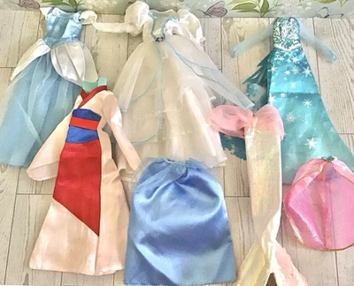 Disney Princess Doll Clothes Lot Assorted Sizes TLC - Image 1 of 4