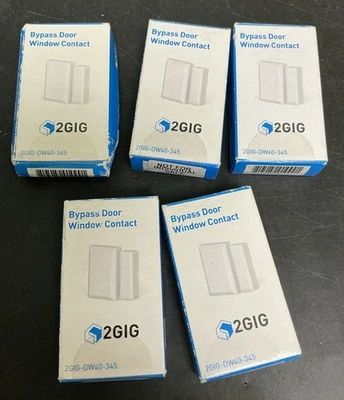 Lot of 5 2GIG Bypass Door/Window Contacts | 2GIG-DW40-345 - Image 1 of 4