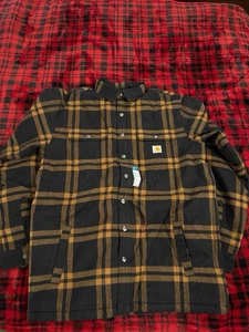Camisa Carhartt para hombre L alta forrada Sherpa - Imagen 1 de 1