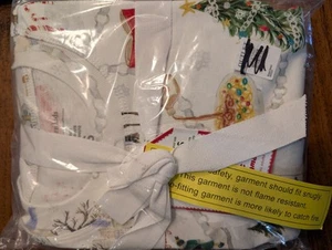 POTTERY BARN KIDS Elf Adult Organic Cotton Pajama Set-Small-NWT - Picture 1 of 3