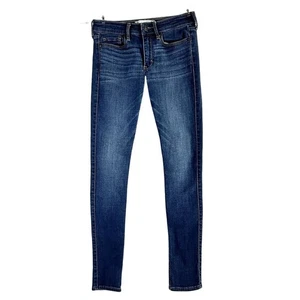 Abercrombie & Fitch Super Skinny Jeans Med Wash Size 2 - Picture 1 of 4