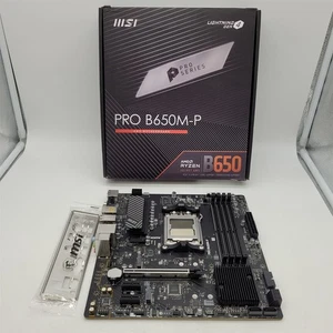 MSI PRO B650M-P ProSeries Motherboard AMD AM5 DDR5, PCIe 4.0, mATX -NOT WORKING- - Picture 1 of 7