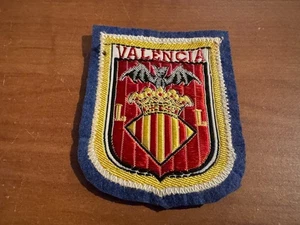 Vintage Valencia (Spain) Felt Souvenir Travel Patch - Bild 1 von 1