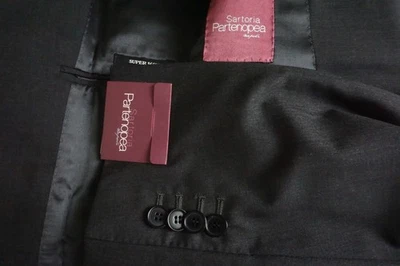 Sartoria Partenopea Gray S160s Wool 2 Pc Suit Jacket Pants 42R BRAND NEW - Image 1 of 4