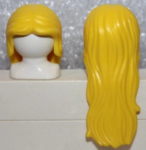 Playmobil Hair 2 Wigs " Blonde Long " Viking Pirates Woman - Picture 1 of 3