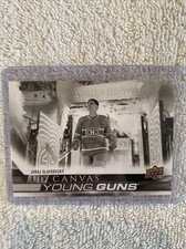 2022-23 UPPER DECK SERIES 2 : UD CANVAS BLACK YOUNG GUNS # C211 JURAJ SLAFKOVSKY