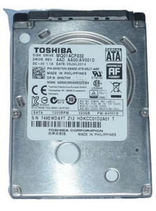 Disque dur pour ordinateur portable Toshiba 320 Go 7200 tr/min 2,5" SATA MQ01ACF032 Thin HDD 7 MM - Photo 1/4