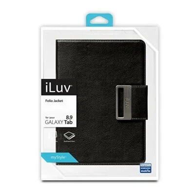iLuv Protective Cover Folio Jacket Case Stand for Samsung Galaxy Tab 8.9 Tablet - Image 1 of 3