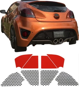 MALLA PARACHOQUES TRASERO PERF GT CON CORTE DE SENSOR PARA UN 2012-17 HYUNDAI VELOSTER TURBO - Imagen 1 de 6