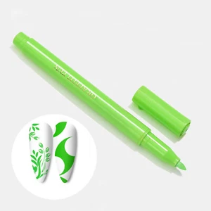 12 Colors Manicure Paint Pen 3D Manicure Coloring Pen Strokes Nail Dotting Pen - Bild 1 von 3