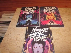 Home Sick Pilots volúmenes 1-3 (serie completa) - Imagen 1 de 9