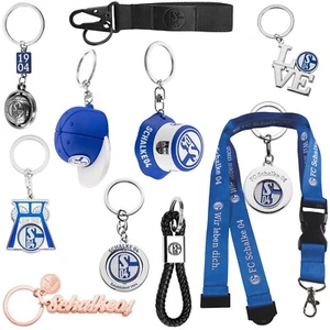 Schlüsselanhänger FC Schalke 04 Einkaufschip Schlüsselband Karabiner Chip Zeche - Bild 1 von 71