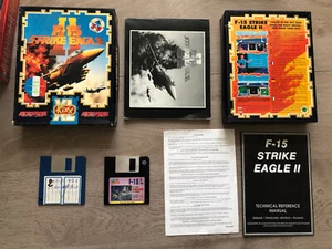 Box und Anleitung F-15 Strike Eagle II 2 PC Big Box DE (ohne Spiel) - Bild 1 von 2